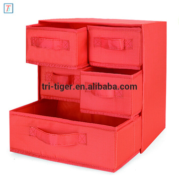 Foldable Storage Cubes Fabric Drawer Baskets Bins Set Closet Organizer