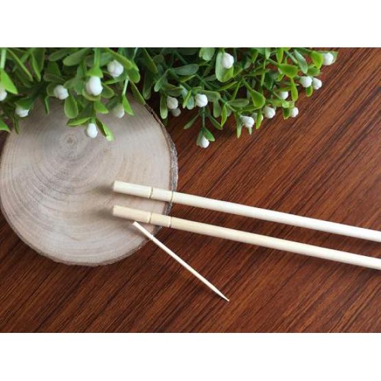 Round chopsticks in OPP Packing