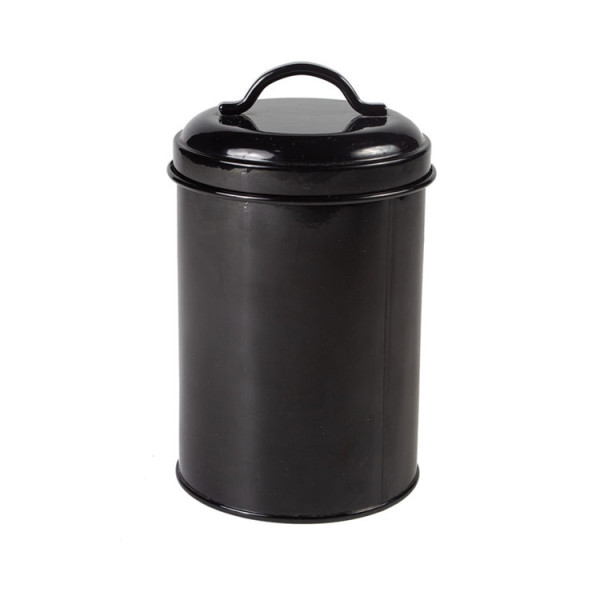 Black kitchen canister set 3