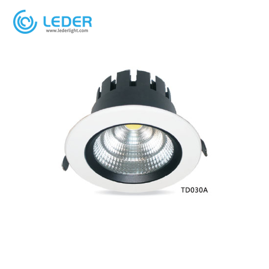 LEDER Recessed Round Shape 9W LED Downlight
