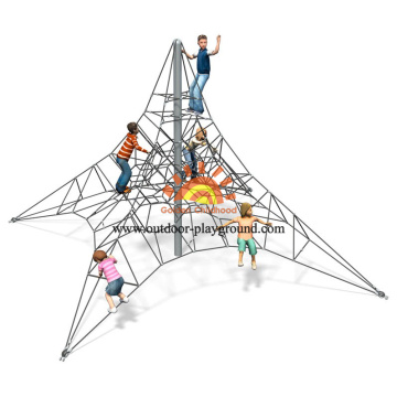 Wooden Freestanding Net Climber For Kids