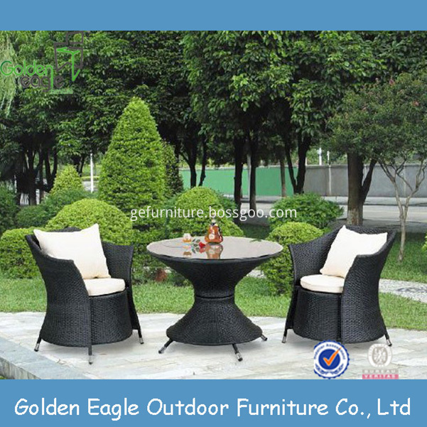 aluminium outdoor PE patio furniture