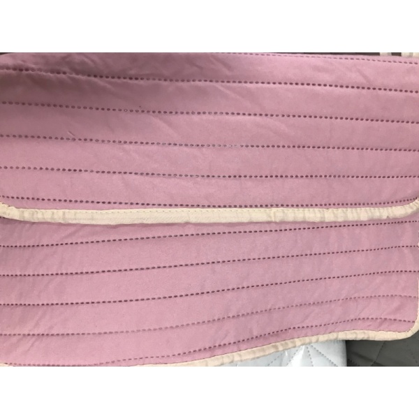 Pink Stripe Ultrasonic Microfiber Fabrics