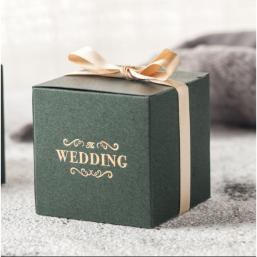 Square candy packaging box wedding