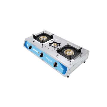 SS 3 Burner Cooking Table Gas Stove