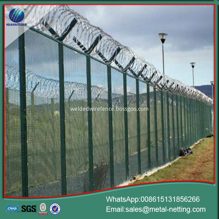 Airport Razor Fencing