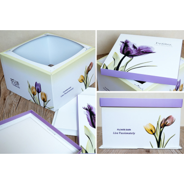 Elegant cake packaging box