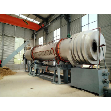 rotary continuous horizontal  carbonizing furnace
