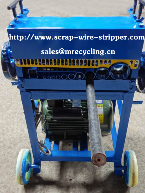 scrap cable stripping machine