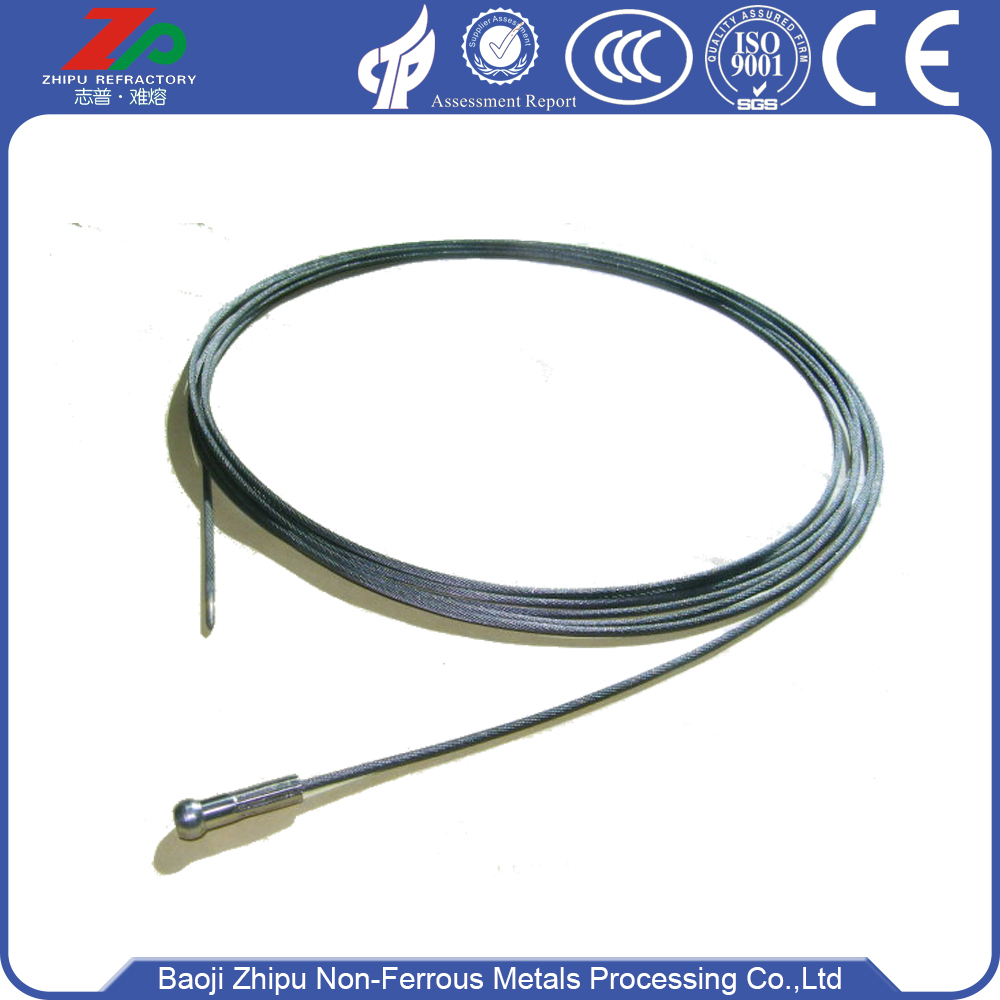 Tungsten lifting rope