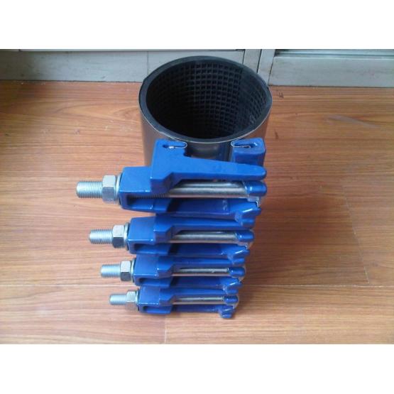 Stainless steel /Ductile iron double band repair clamp