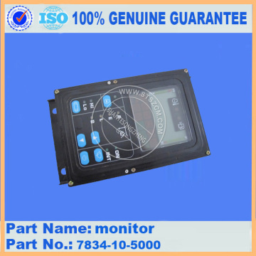 Komatsu spare parts PC130-7 monitor 7835-10-5000 for Cabin parts