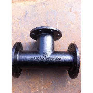 Ductile iron all flange  tee