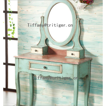 OEM design cheap wooden stool dressing table