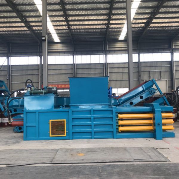 Export quality horizontal hydraulic baler for waste paper