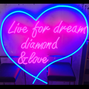 HEART SHAPED LED NEON LETTERS