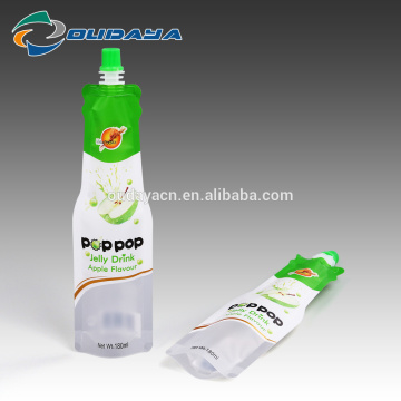 Packaging stand up ice Pop Pouch with spout