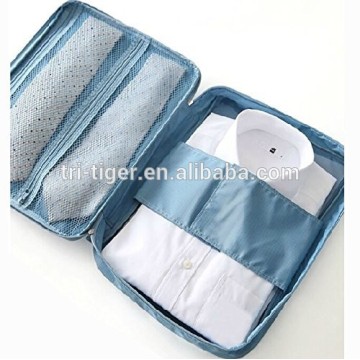 Shirt and Ties Storage Bag Organizer Wrinkle Free Shirt Travel Packing Clothes Holder with Handle