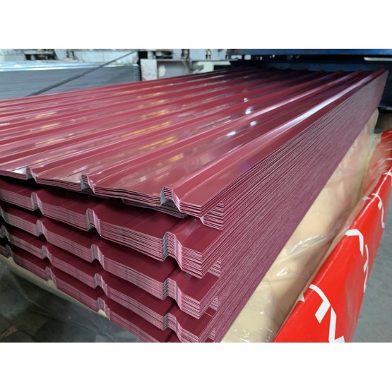 Trapezoidal steel sheet