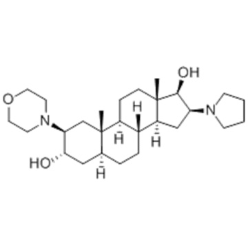 (2b,3a,5a,16b,17b)-2-(4-Morpholinyl)-16-(1-pyrrolidinyl)androstane-3,17-diol CAS 119302-20-4