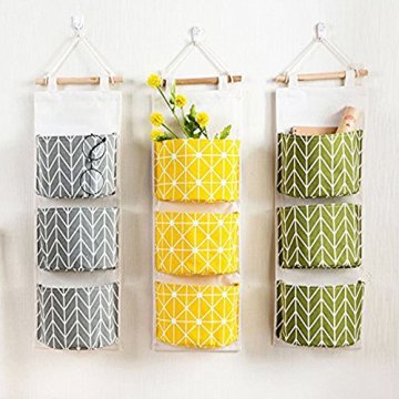 Hanging wall pocket storage organizer wall organizer pocket