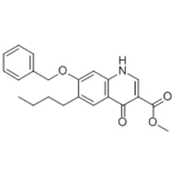 3-Quinolinecarboxylicacid, 6-butyl-1,4-dihydro-4-oxo-7-(phenylmethoxy)-, methyl ester CAS 13997-19-8