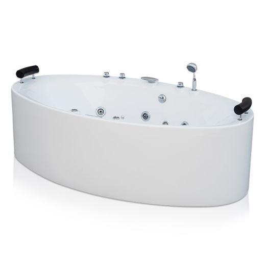 Freestanding Whirlpool Bath Tub with Jet and Air