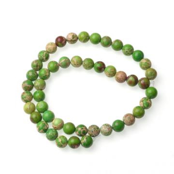 Natural Impression Jasper Round Beads Gemstone Wholesale
