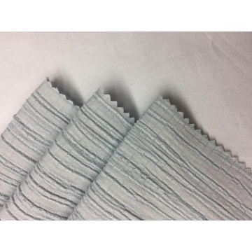 Rayon Polyester Spandex Stripe Crepe Solid Fabric