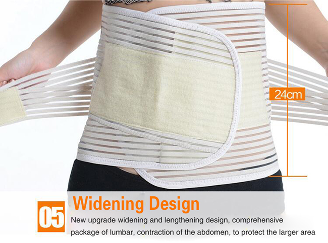 widening design waist brace