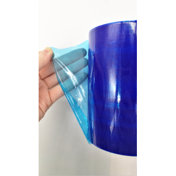 Colorful translucent handle stretch film