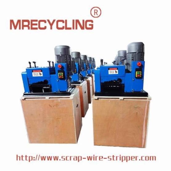 drill operated wire stripping machine