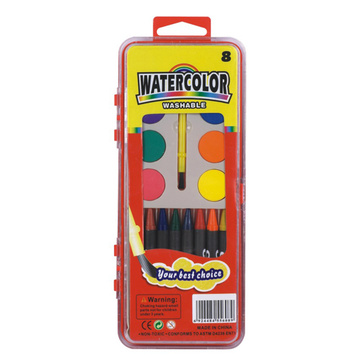Water Color and Crayon Set