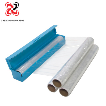 100% New Material Plastic Cling Film With Cutter