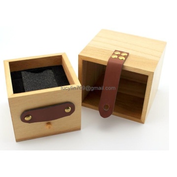 Wooden Gift Box Drawers Boxes Watch Case 9 X9.5 X10.5 cm as Christmas Gift Box