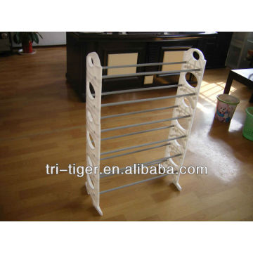 10 Tier 30-Pair Plastic Shoe Racks Tower