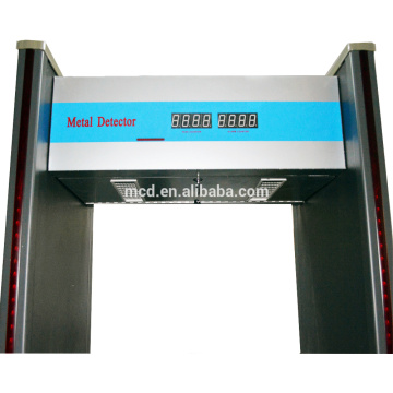 weather-proof 6 zones archway gate metal detector MCD-300