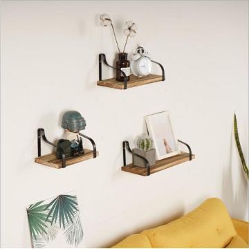 3 pcs/SET solid wood hanging wall shelf with bracket