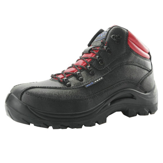 Smooth Leather Construction Steel Toe Shoes