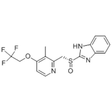 1H-Benzimidazole,2-[(R)-[[3-methyl-4-(2,2,2-trifluoroethoxy)-2-pyridinyl]methyl]sulfinyl]- CAS 138530-94-6 