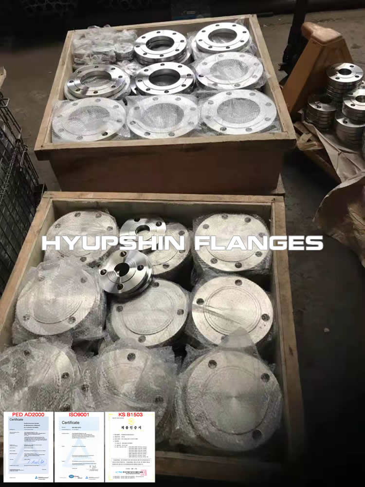 Hyupshin Flanges Stainless Steel En1092 1 Pn10 Pn16 Plate