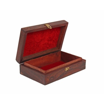 Factory Unique Artisan Traditional Hand Carved Rosewood Jewelry Box