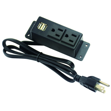 US Dual Power Outlets USB Socket