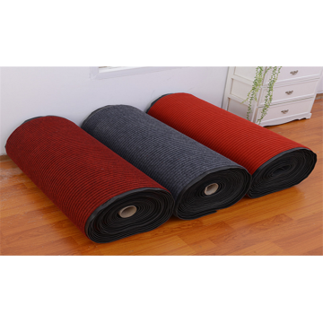 Professional black velour plain carpet red polyester