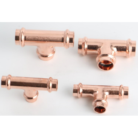 Copper V-profile equal tee(AS 3688)