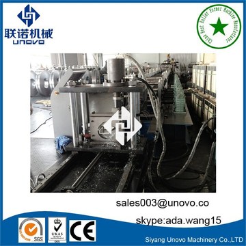 Photovoltaic solar rack hat channel shaping forming machine