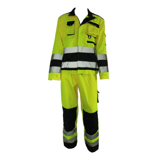 Fluorescence Green Reflective Work Suit