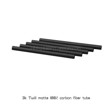 25x23x500mm 3k twill matte carbon fiber tube