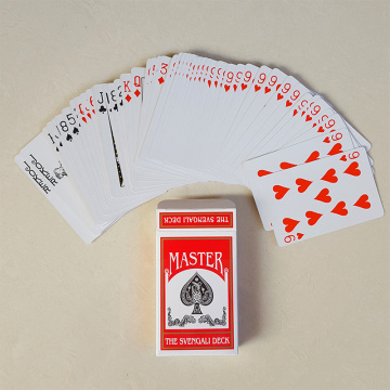 Plastic material advertising poker with custom logo