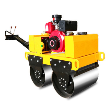 High quality double steel wheel road roller